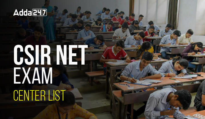 CSIR NET Exam Center List-01