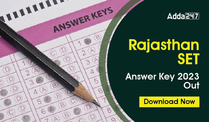 Rajasthan SET Answer Key 2023 Out Download Now-01