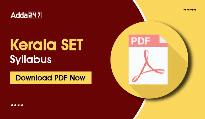 Kerala SET Syllabus Download PDF Now-01