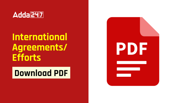 International Agreements-Efforts, Download PDF