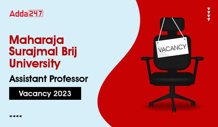 Maharaja Surajmal Brij University Assistant Professor Vacancy 2023-01