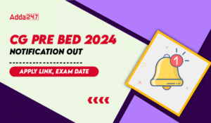 CG Pre Bed 2024 Notification Out, Apply Link, Exam Date