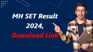 MH SET Result 2024, Download Link