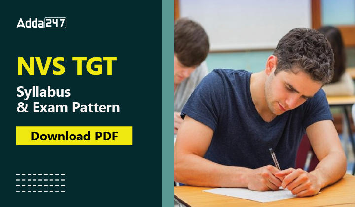 NVS TGT Syllabus & Exam Pattern Download PDF-01