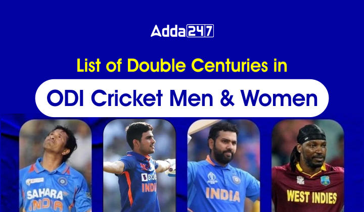 List of Double Centuries in ODI Cricket Men & Women