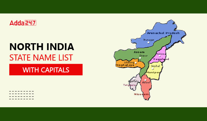 North India State Name List with Capitals