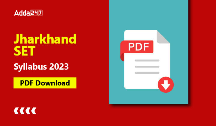 Jharkhand SET Syllabus 2023 PDF Download-01