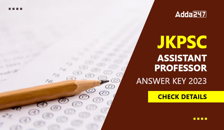 JKPSC Assistant Professor Answer Key 2023 Check Details-01