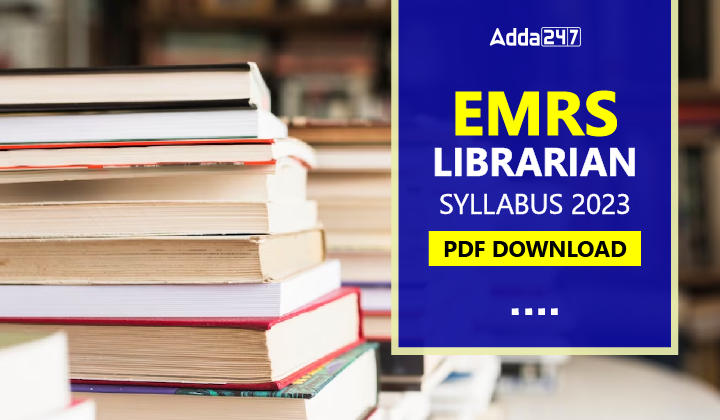 EMRS Librarian Syllabus 2023 PDF Download-01