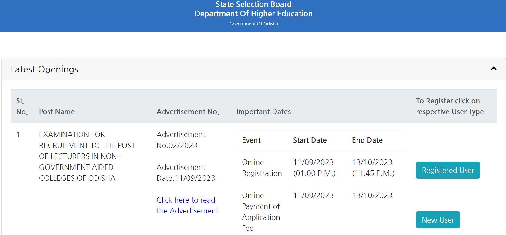 How to Apply for SSB Odisha Lecturer Exam Application Form 2023?