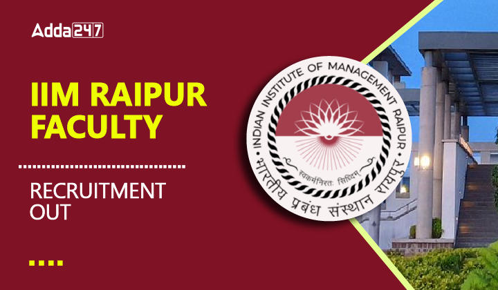 IIM Raipur Faculty Recruitment OUT-01
