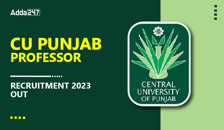 CU Punjab Professor Recruitment 2023 Out-01