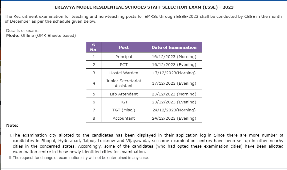 EMRS Exam Date 2023 Out, Check Exam Schedule and Timing_40.1