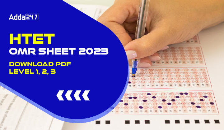 HTET OMR Sheet 2023, Download PDF Level 1, 2, 3-01