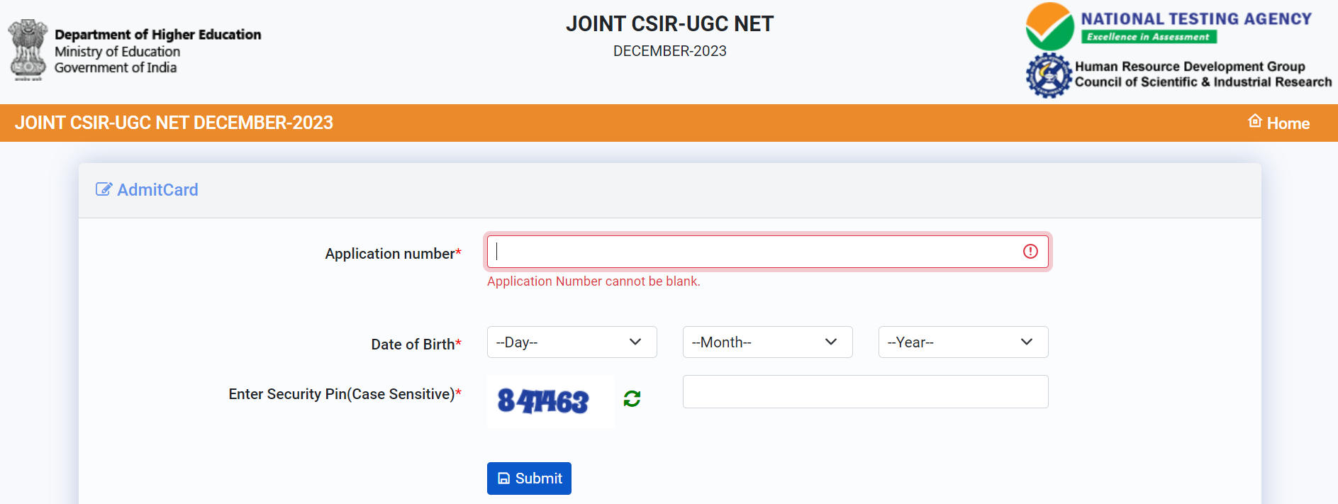 CSIR NET Admit Card 2023 Out at csirnet.nta.ac.in, Hall Ticket Link_30.1