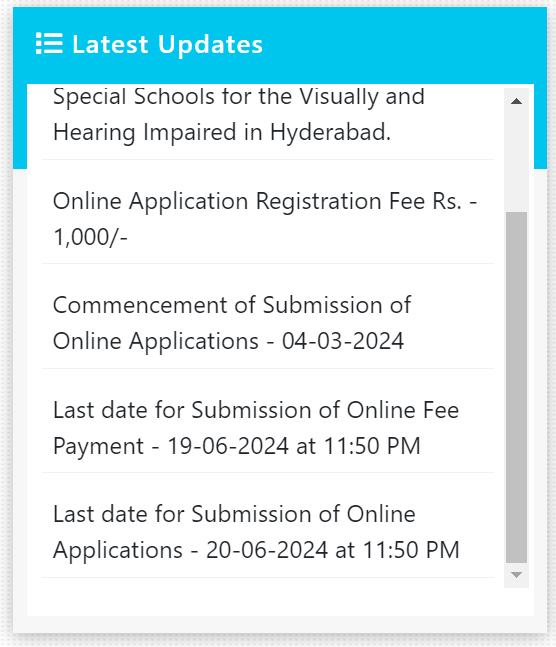 TS DSC Last Date To Apply Revised