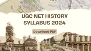 UGC NET History Syllabus 2024 PDF Download in Hindi & English