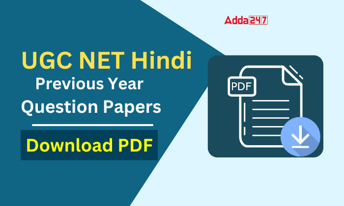 UGC NET Hindi 2024 Question Paper