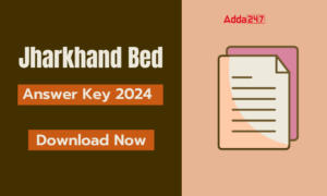 Jharkhand Bed Answer Key 2024
