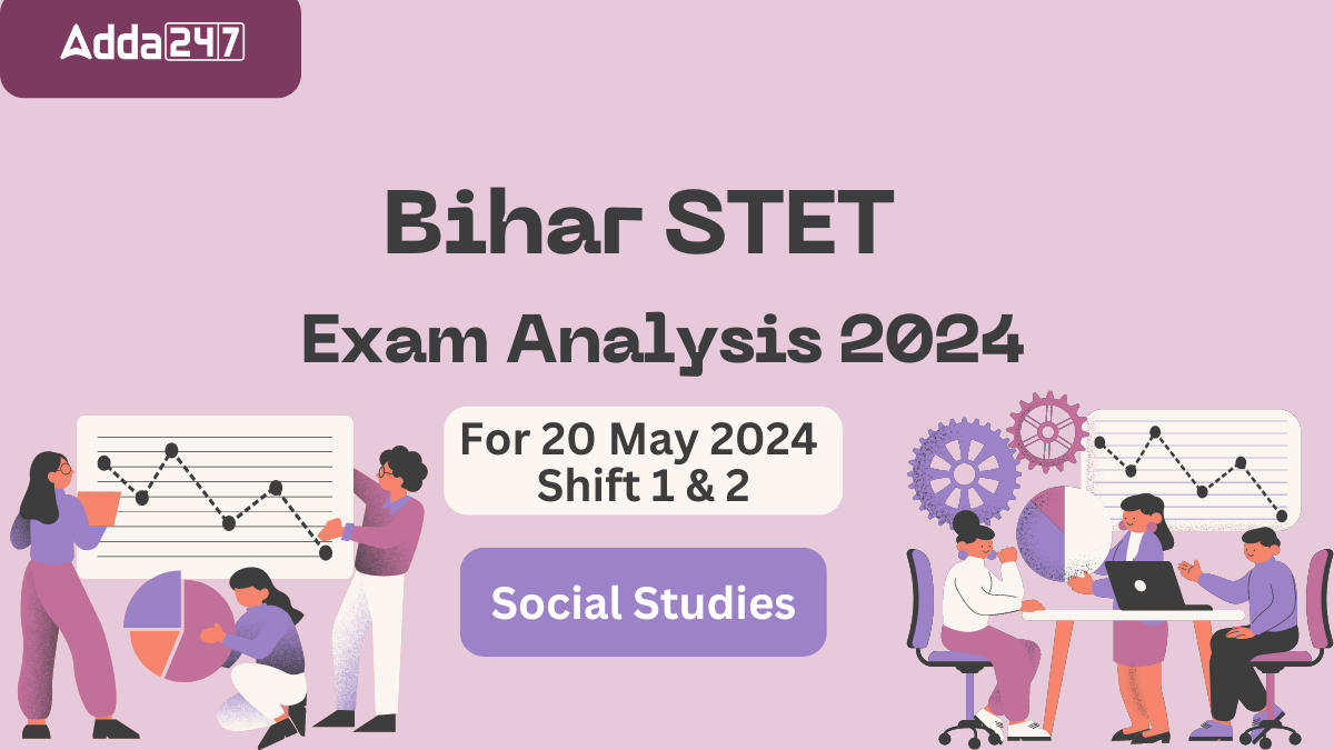 Bihar STET Exam Analysis 2024 For 20 May 2024 Shift 1 & 2 Social Studies