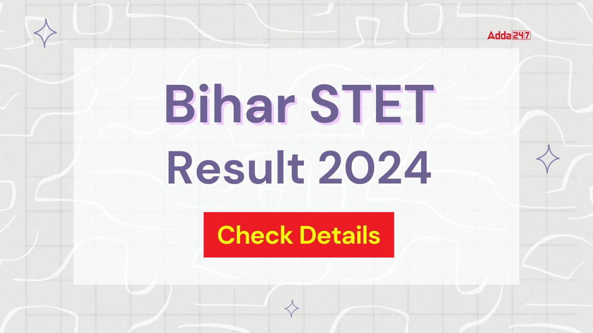Bihar STET Result 2024