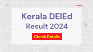 Kerala DElEd Result 2024