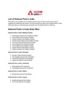 List of National Park in India_2.1