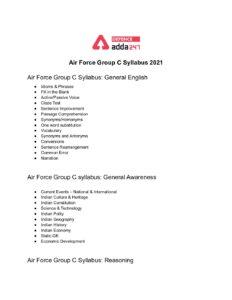 Air Force Group C Syllabus 2021_2.1