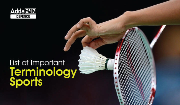 Terminology in Sports, Check All Important List_20.1