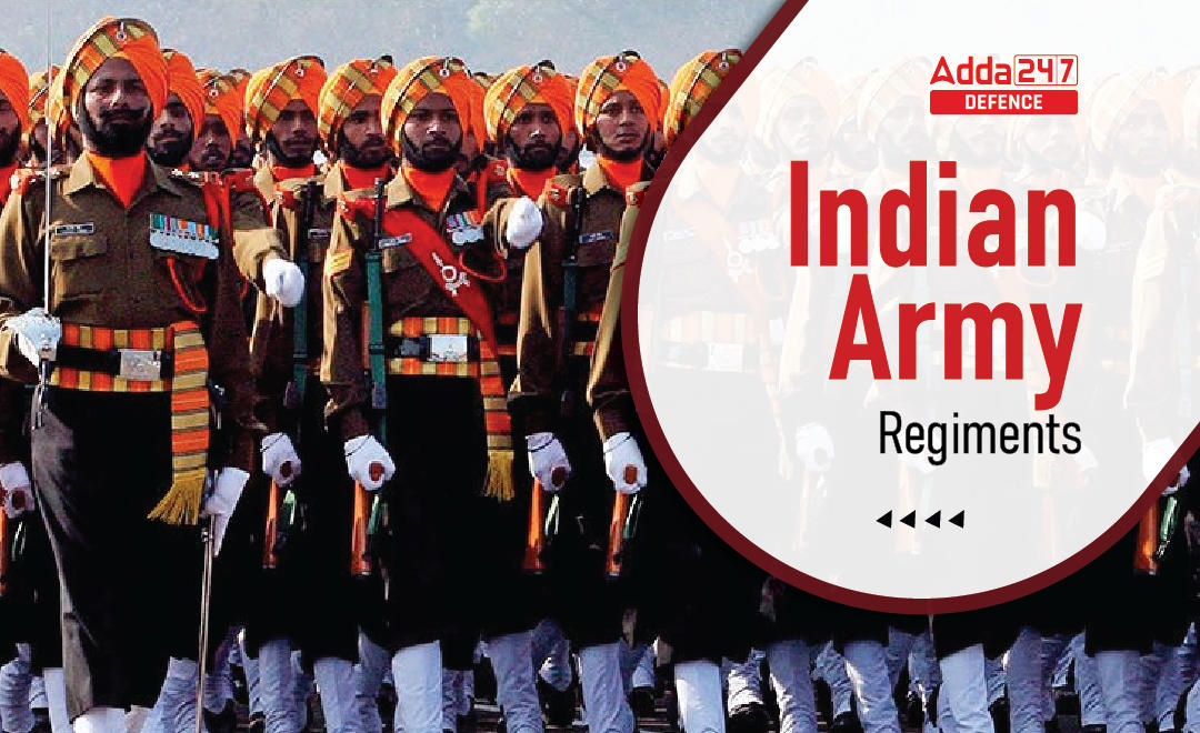 Indian Army Regiments, List of Regiments of the Indian Army_20.1