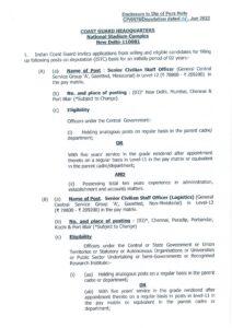 Indian Coast Guard official notification 2022_2.1