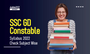 SSC GD Constable Syllabus 2022, Check Subject Wise