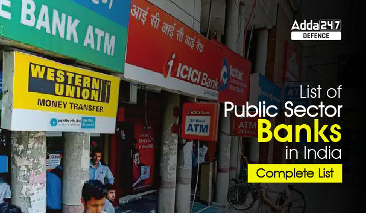 List of Public Sector Banks in India, Complete List_20.1