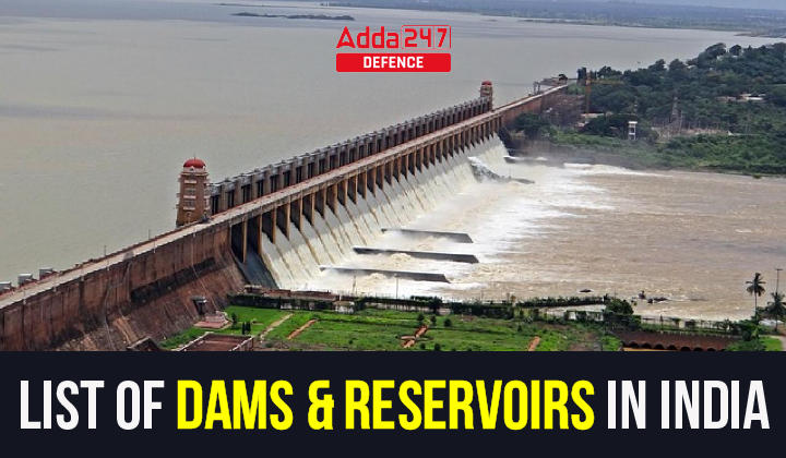 List of Dams and Reservoirs in India, Check in Detailed_20.1