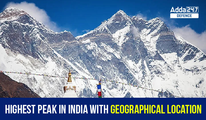Highest Peak in India with Geographical Location-01