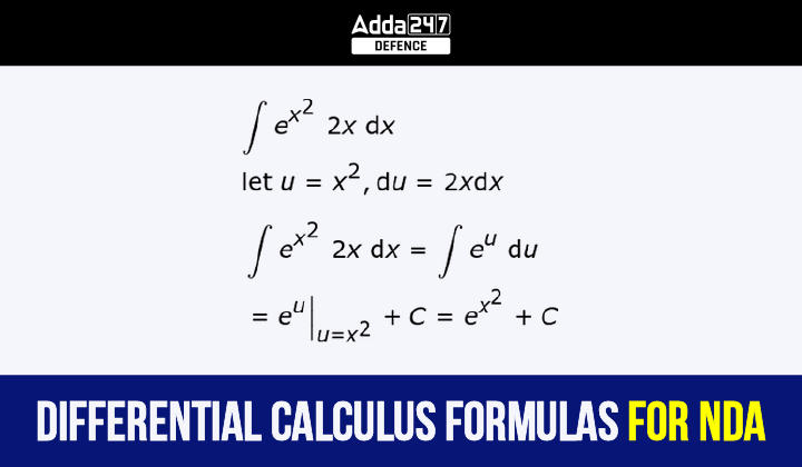 Differential Calculus Formulas for NDA