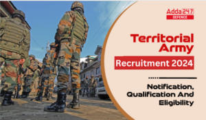 Territorial Army Recruitment 2024, Notification and Vacancies