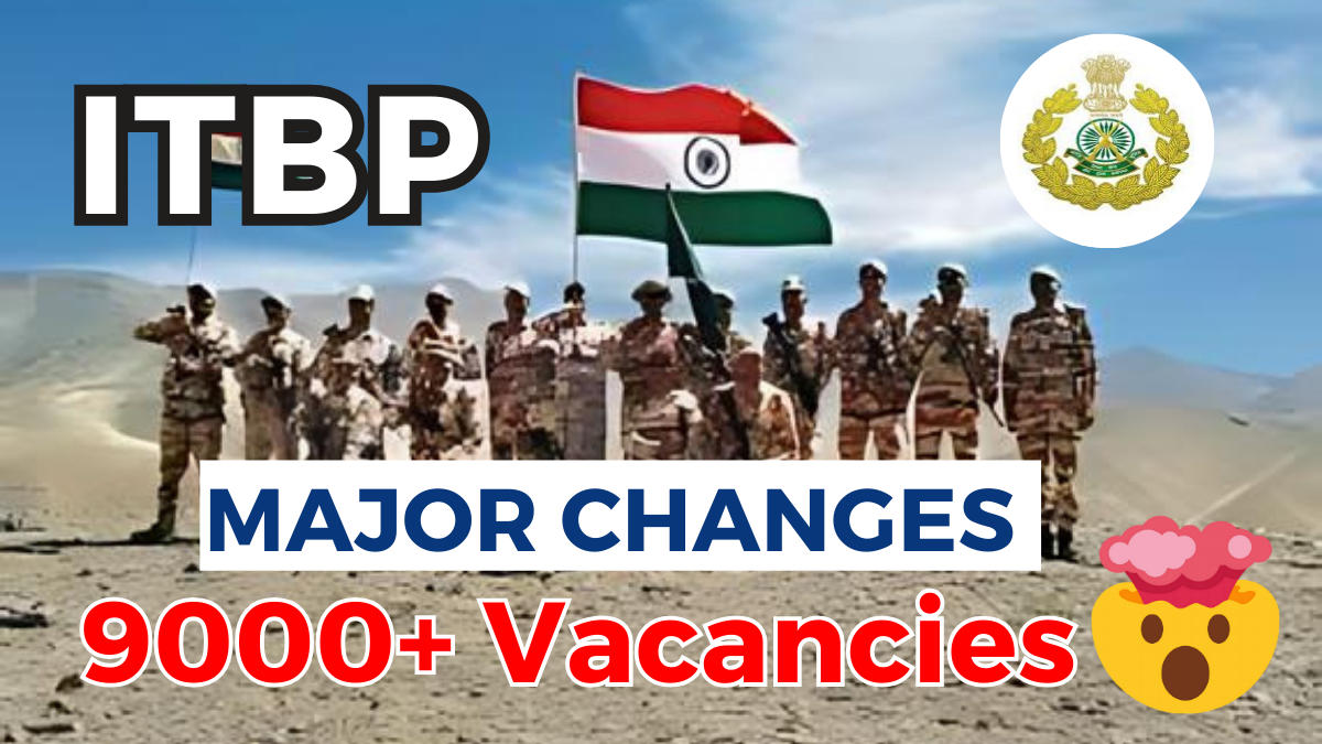 9000+ Vacancies to be filled by ITBP in 2024