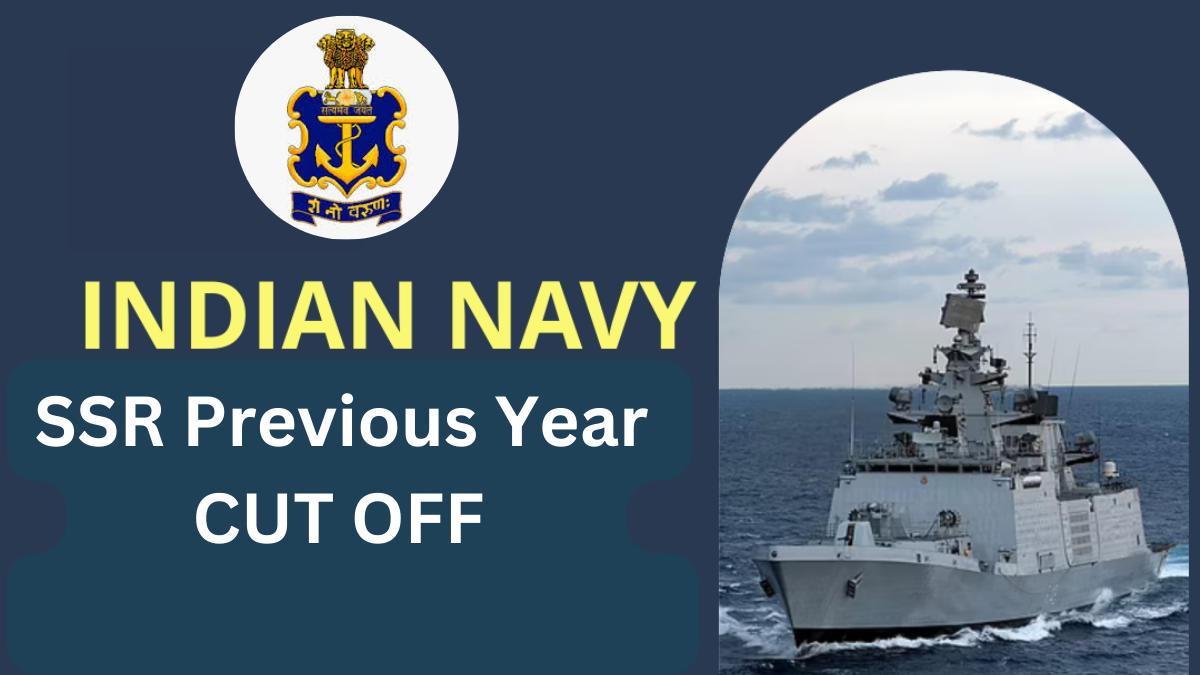 Indian Navy SSR Cut Off 2024
