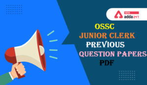 OSSC Junior Clerk Previous Question Papers PDF
