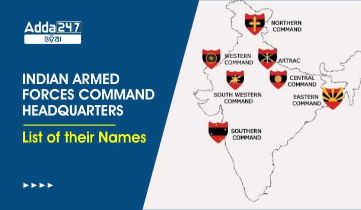 Indian Armed Forces Command Headquarters-List of their names.