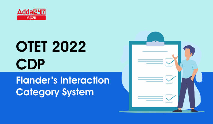 OTET 2022 CDP - Flander’s Interaction Category System