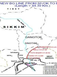 Sikkim's 1st Railway Line, Sivok-Rangpo railway line project_3.1