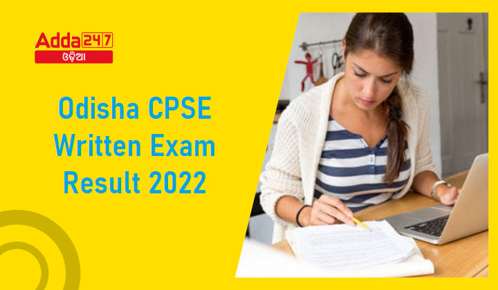 Odisha CPSE Written Exam Result 2022
