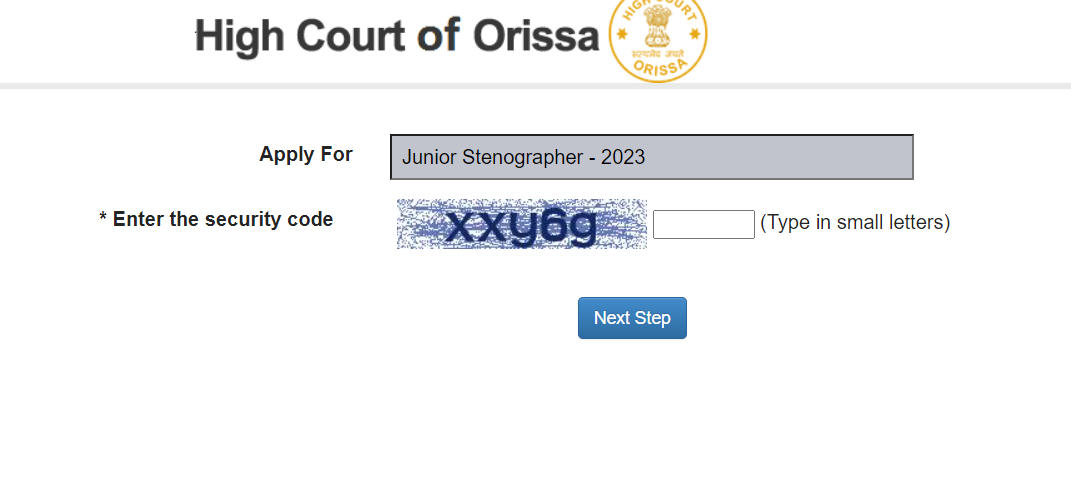 Odisha High Court Junior Stenographer Apply Online 2023 Process_7.1