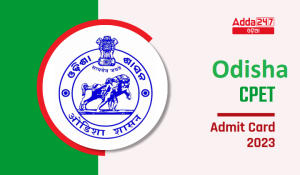Odisha CPET Admit Card 2023