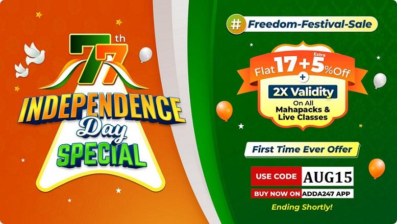 77th Independence day Special Double Validity Offer