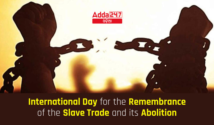 International Day for the remembrance of the slave trade and its abolition