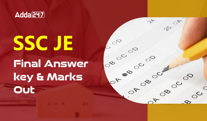 SSC JE Final Answer key and Marks Out