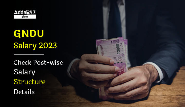 GNDU Salary 2023 Check Post-wise Salary Structure Details